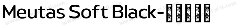 Meutas Soft Black字体转换